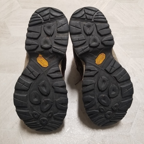 Vasque Breeze III Mid GTX Red Mahogany/Brown Olive Leather Hiking Boots 8 - Picture 9 of 12